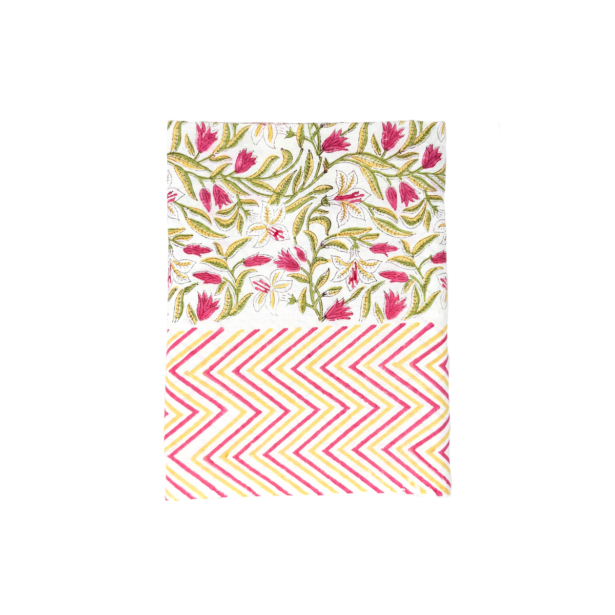 Golden Hour Blooms Floral Tablecloth