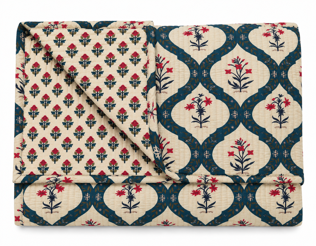 a close up of a blanket