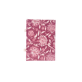 Floral patterned notebook on a white background